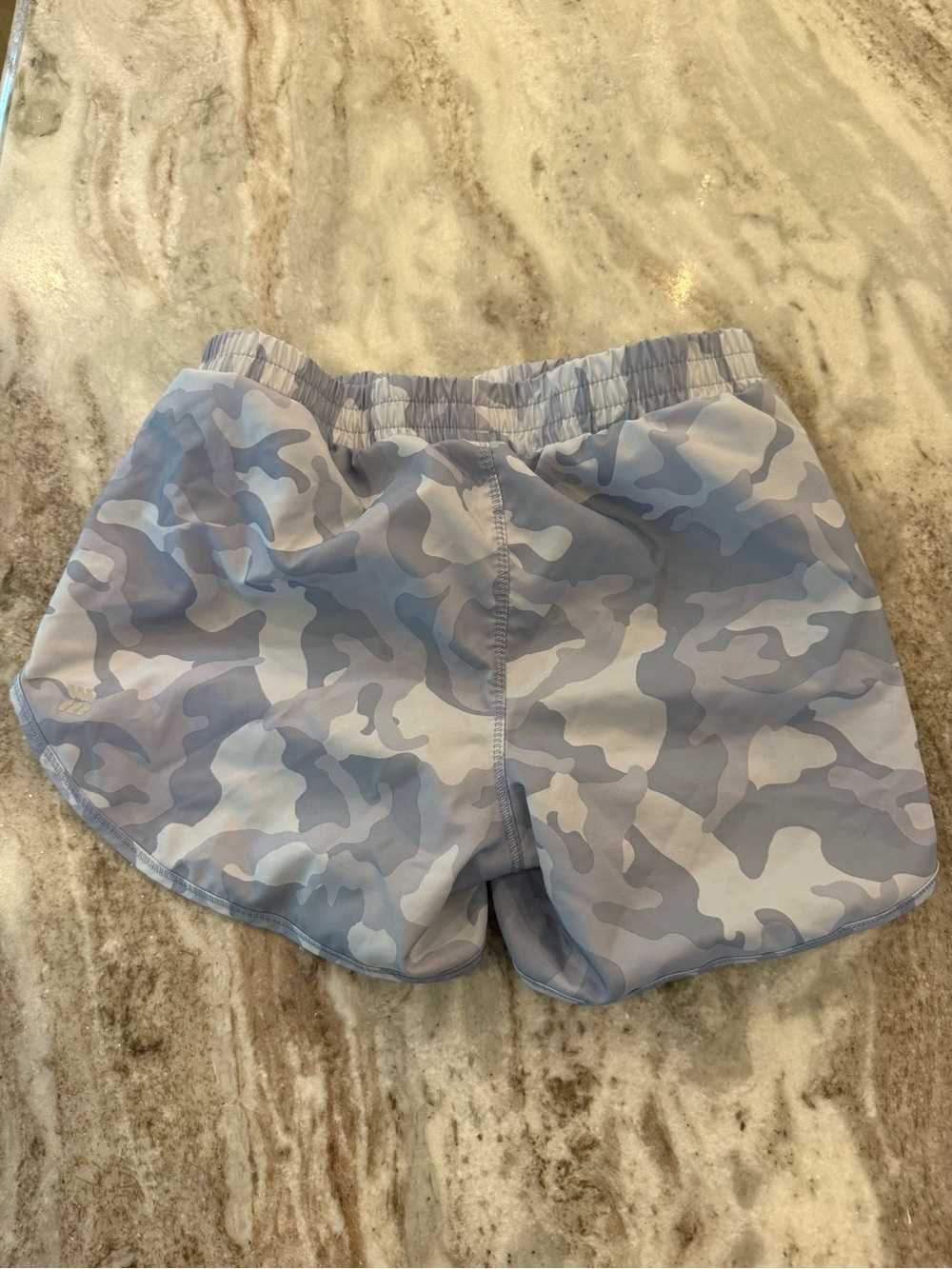 all in motion Light Blue Gray  Camo Athletic Shorts Size& girls